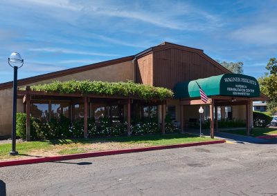 The front entrance to Wagner Heights