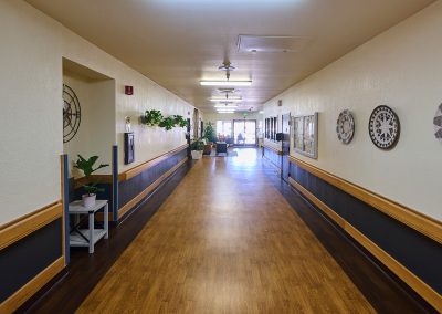 The hallway at Wagner Heights